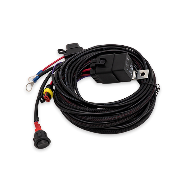 Single-Lamp Harness Kit - Long (2-Pin, Superseal, 12V)