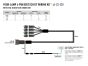 Four-Lamp Harness Kit with DT04-08 Connector (4-Pin, Deutsch DT, 12V)